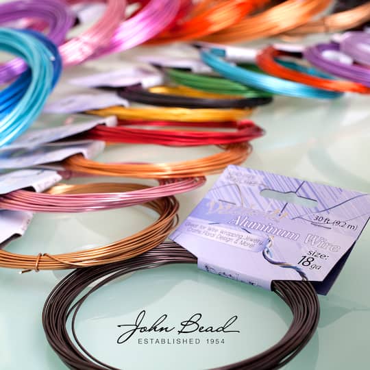 John Bead 18 Gauge Aluminum Jewelry Wire